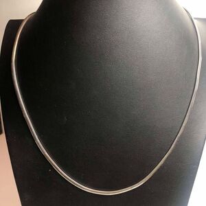 2585 Italy Sterling Silver 925 3.3mm Adjustable Milor Snake Chain Necklace 12.5g